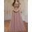 Women's Elegant Wedding Dresses - Formal Evening gowns with Slim Fit & Flowy Train, Bridal party, Prom, Gala - Machine Washable Lace-like Party gowns in - by XinYu, Prom Dress, Fitted Bodice, Shimmering Fabric, Stylish Formalwear, Event Attendees
