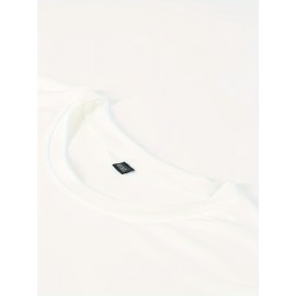 3-Pack Plus Size Letter Print T-Shirt, Short Sleeve Crew Neck Casual Top for Summer & Spring, Women'S Plus Size Clothing