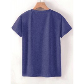 3pcs Women'S Retro Graphic T-Shirt Set - 