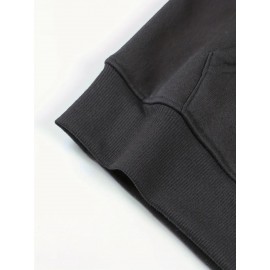 Plus size ladies' comfortable and casual hoodie, 