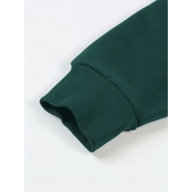 Plus size ladies' comfortable and casual hoodie, 