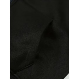 Plus size ladies' comfortable and casual hoodie, 