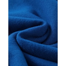 Machine Washable Polyester Blend Women's Casual Hoodie & Jogger Set - Letter Print, Drawstring Waist with Pockets, Perfect for Fall/Winter