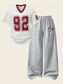 [Y2K HAWKIA Joggers] Women's Y2K Fashion Pants - Lightweight & Breathable HAWKIA Print Joggers for Spring/Summer Casual Wear | Comfortable Y2K Style Jogger Pants